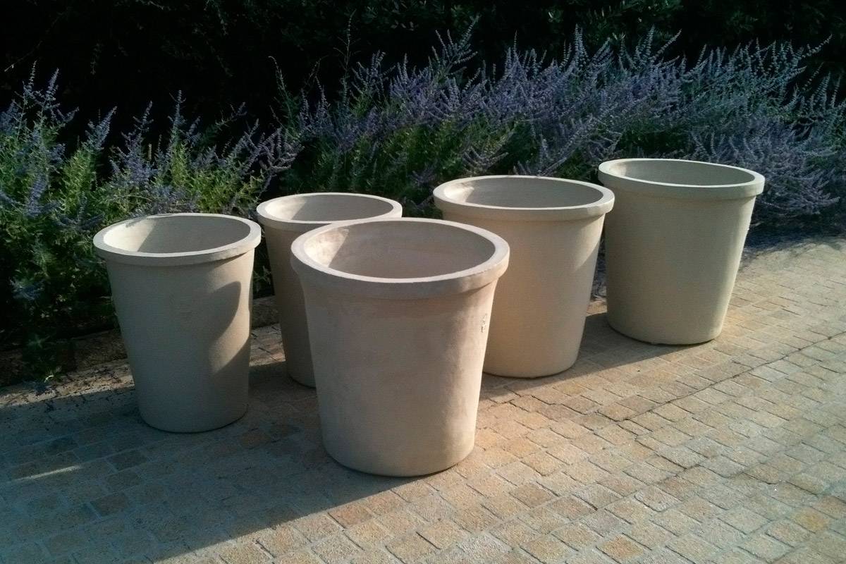 Poteries en terre cuite de frome ronde sur le Bassin d'Arcachon