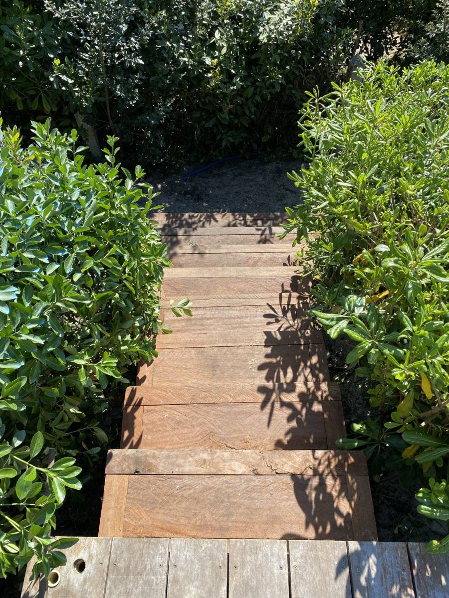 création escaliers bois extérieurs à Pyla sur Mer