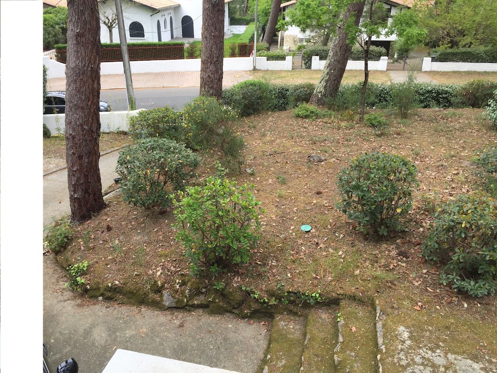 Mur de soutènement Bassin d Arcachon - Avant travaux