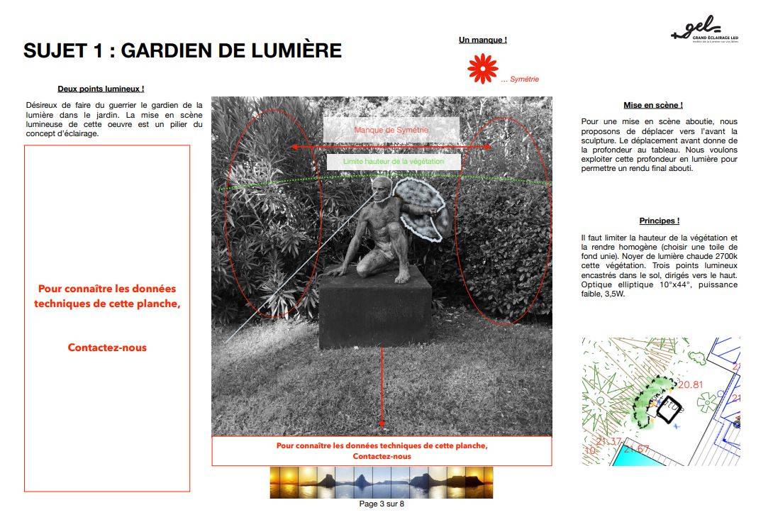 Mise en lumière jardin arcachon