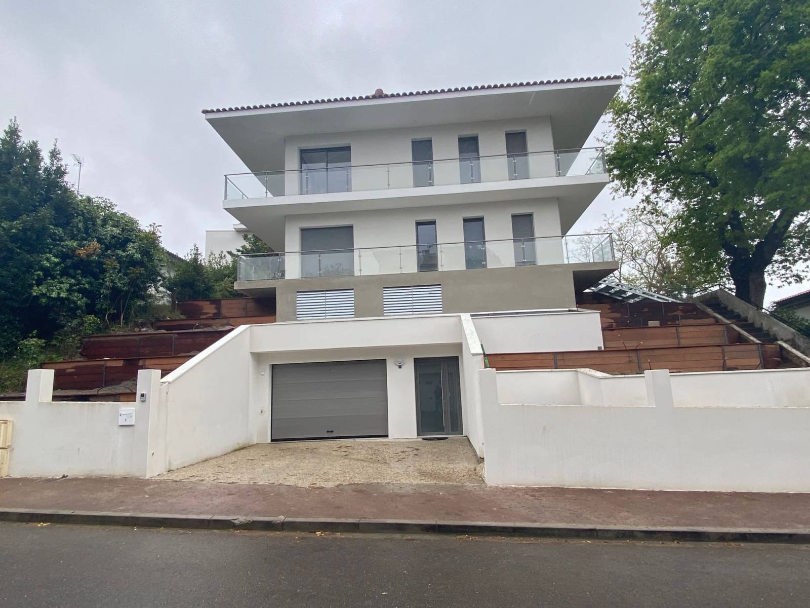 Création d'un soutènement en bois exotique sur Arcachon - Après