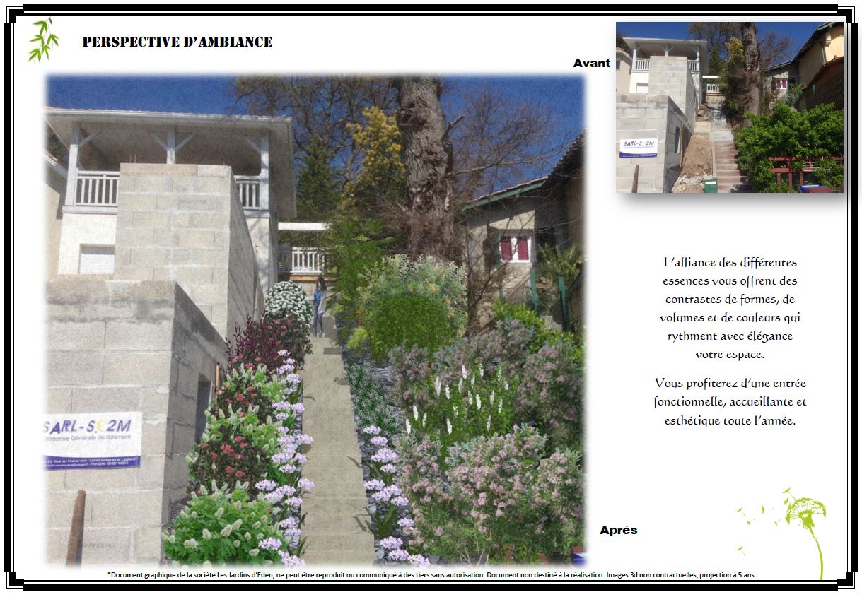 Etude et conception de jardins paysagers La Teste de Buch