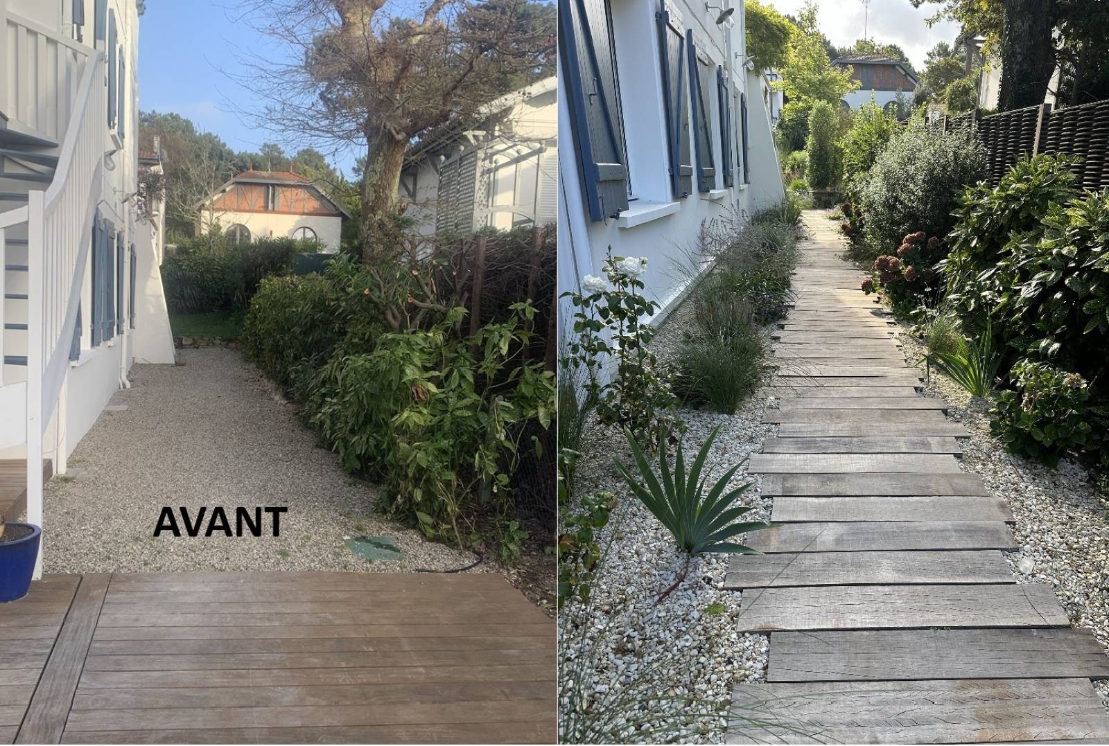 Réalisation d'une allée à Arcachon
