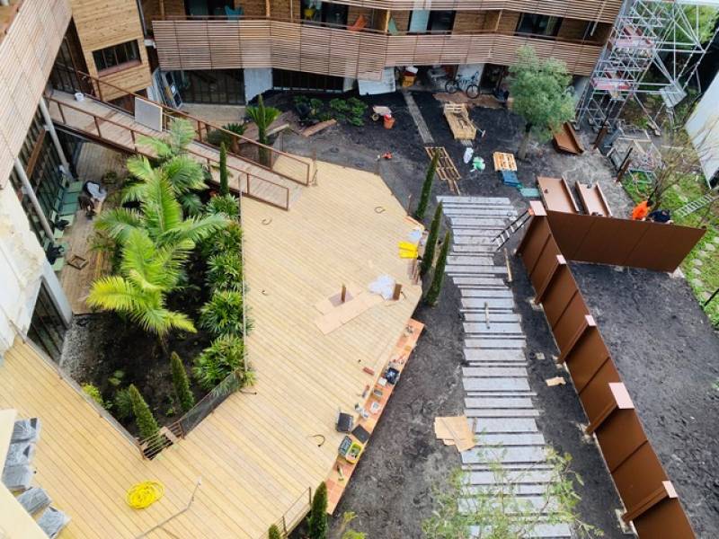 Réalisation aménagements paysagers résidentiels Bordeaaux