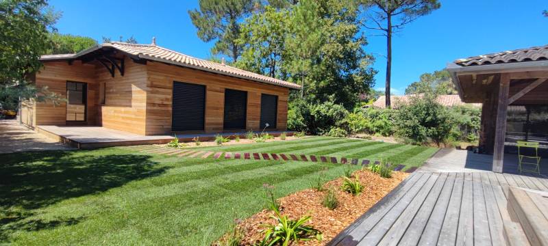 Tonte et entretien de gazon sur le Bassin d'Arcachon et le Cap Ferret