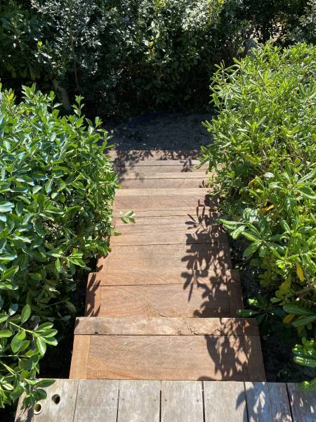 création escaliers bois extérieurs à Pyla sur Mer