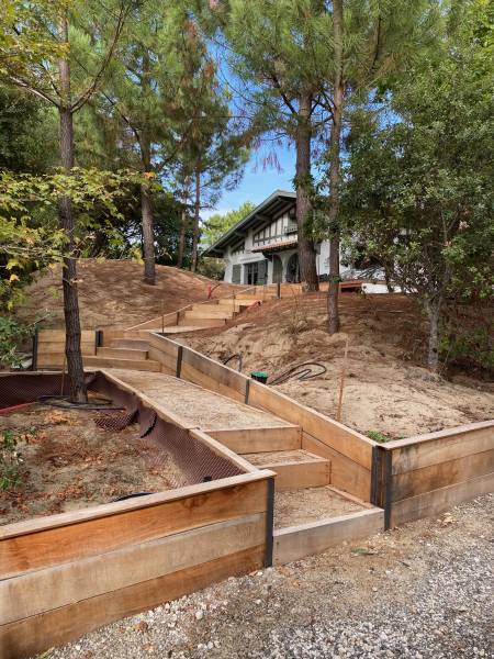 Aménagement de retenue de sable sur le Cap Ferret et le Bassin d'Arcachon