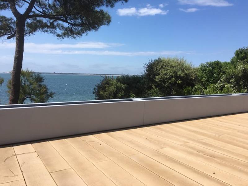 Réalisation de terrasse en composite à La Teste de Buch sur le Bassin d'Arcachon